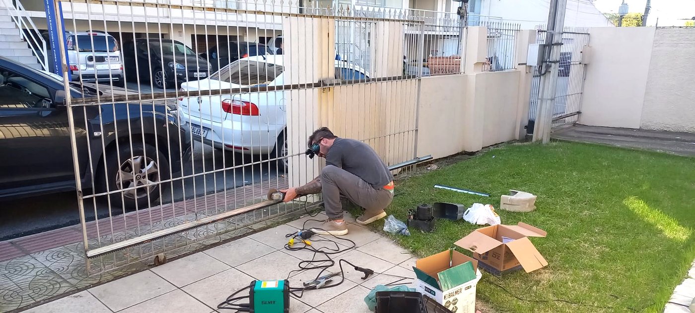 Serviço técnico da Portec em Biguaçu